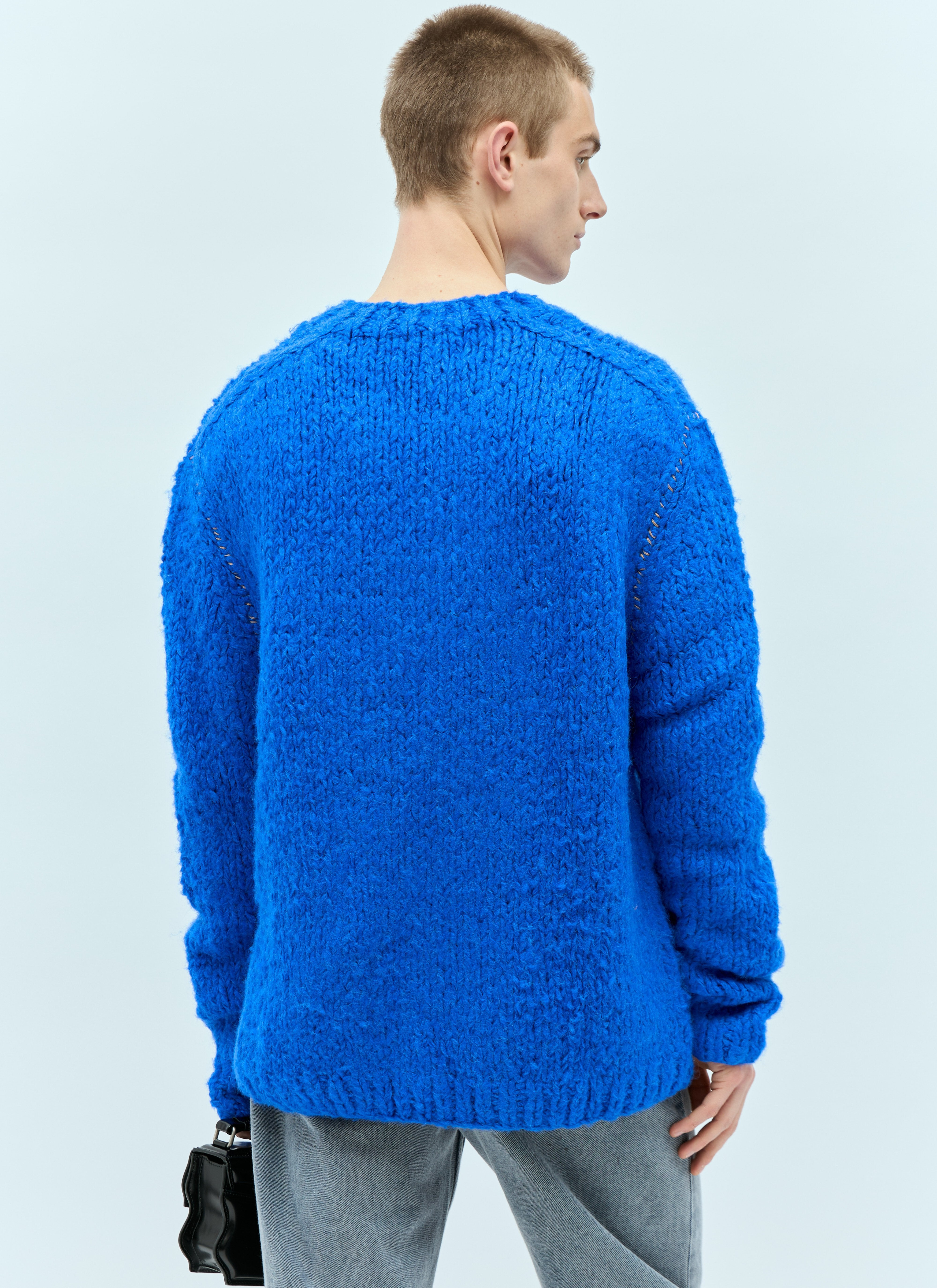 Acne Studios Men Knitted Alpaca Mix Sweater - 6