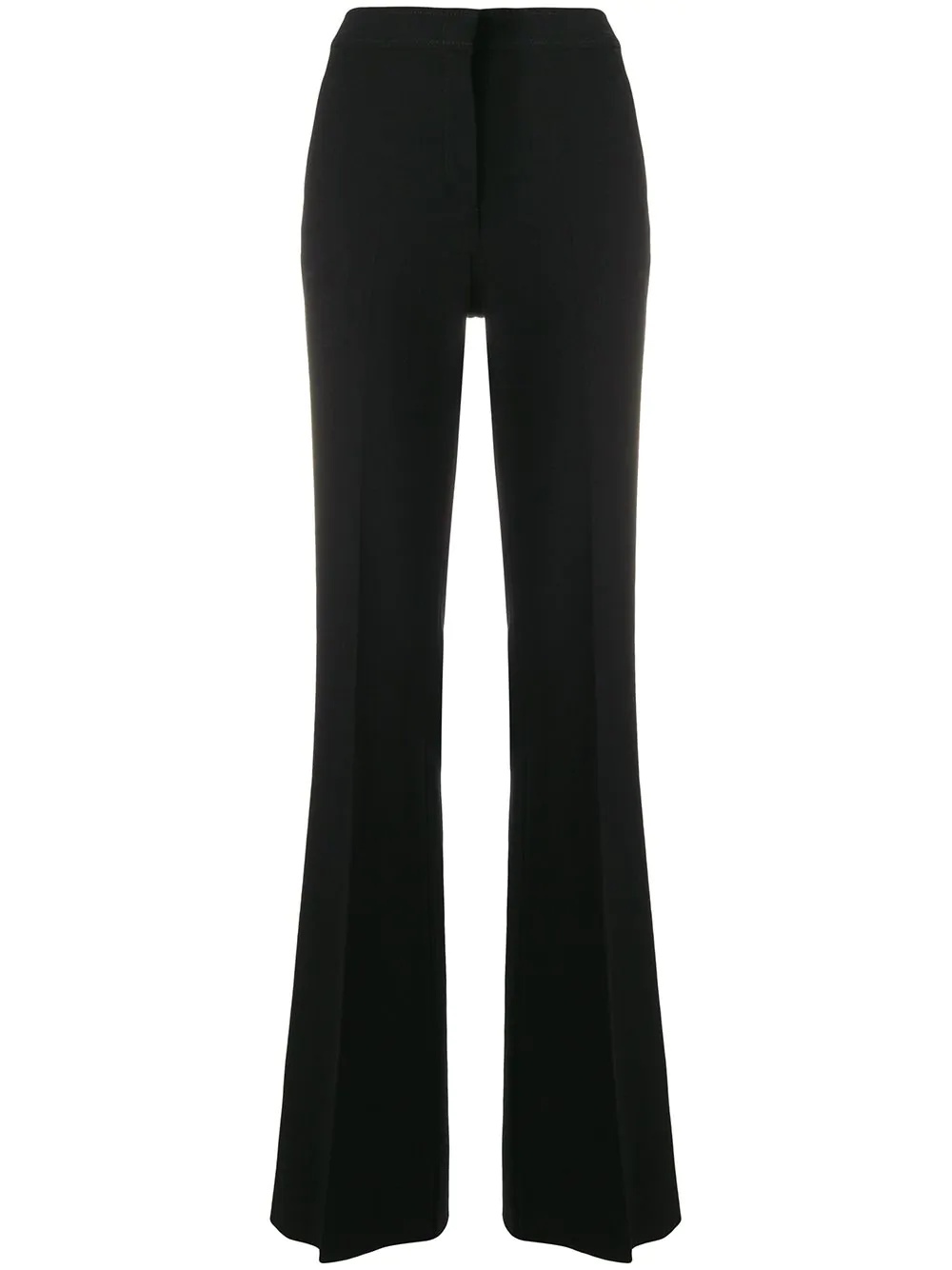 flared-leg tailored trousers - 1