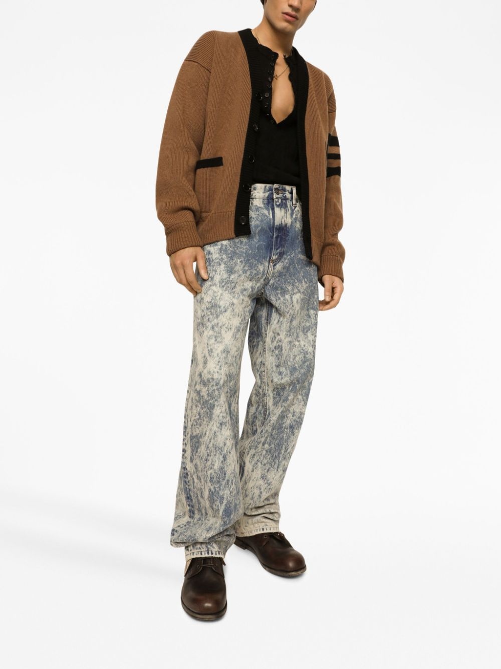 DG logo virgin-wool cardigan - 2