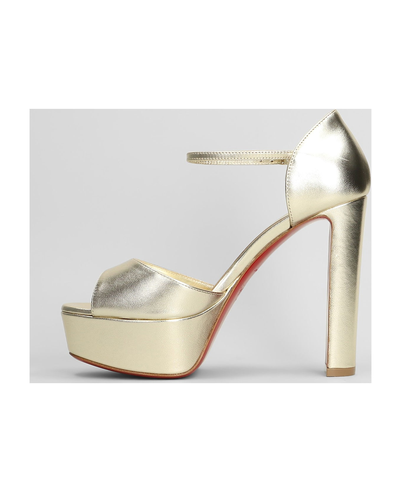Sandaloo 130 Sandals In Gold Leather - 3