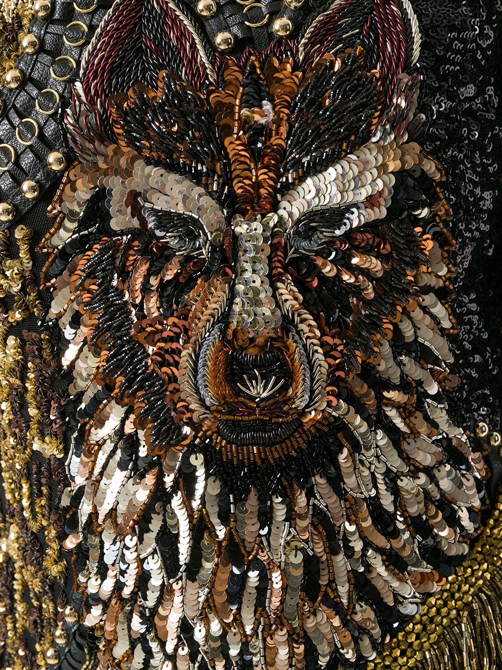 Wolf embellsihed dress - 5