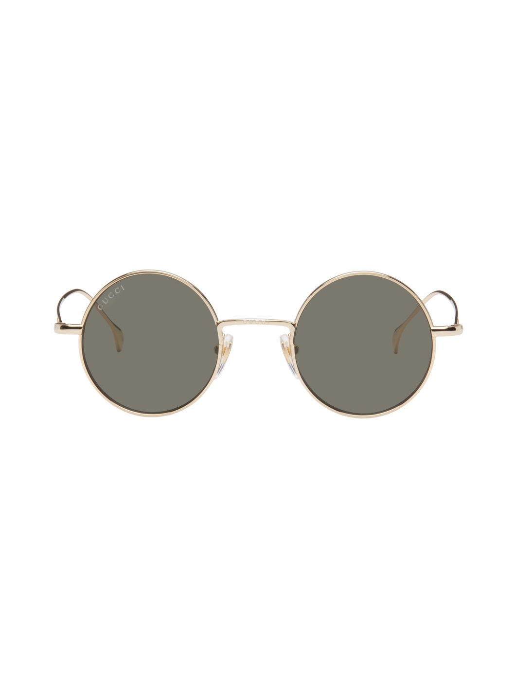 Gold Round Sunglasses - 1