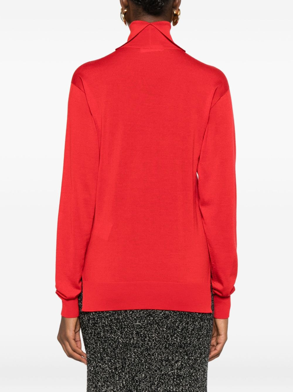 turtleneck knitted sweater - 4
