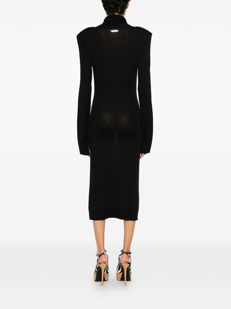 roll-neck wool dress 4