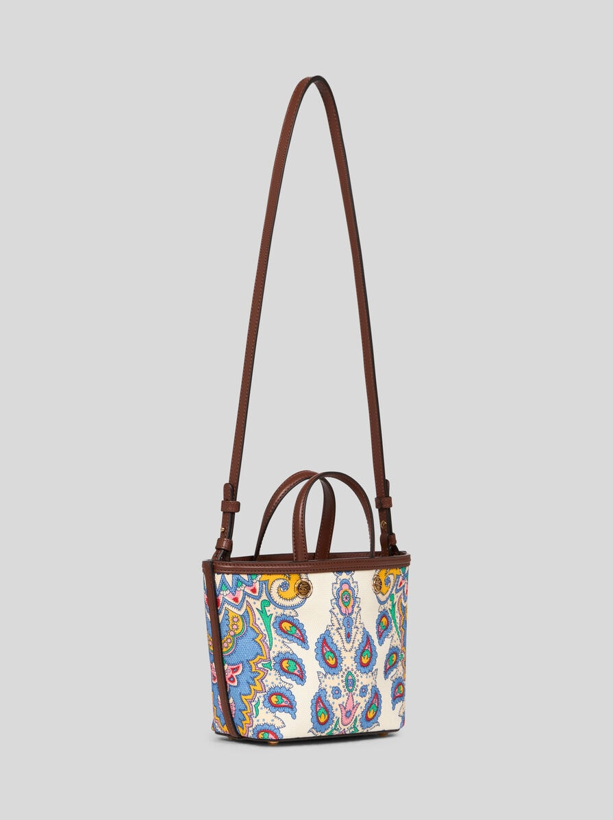 ETRO ESSENTIAL MINI PRINTED CANVAS BAG - 5