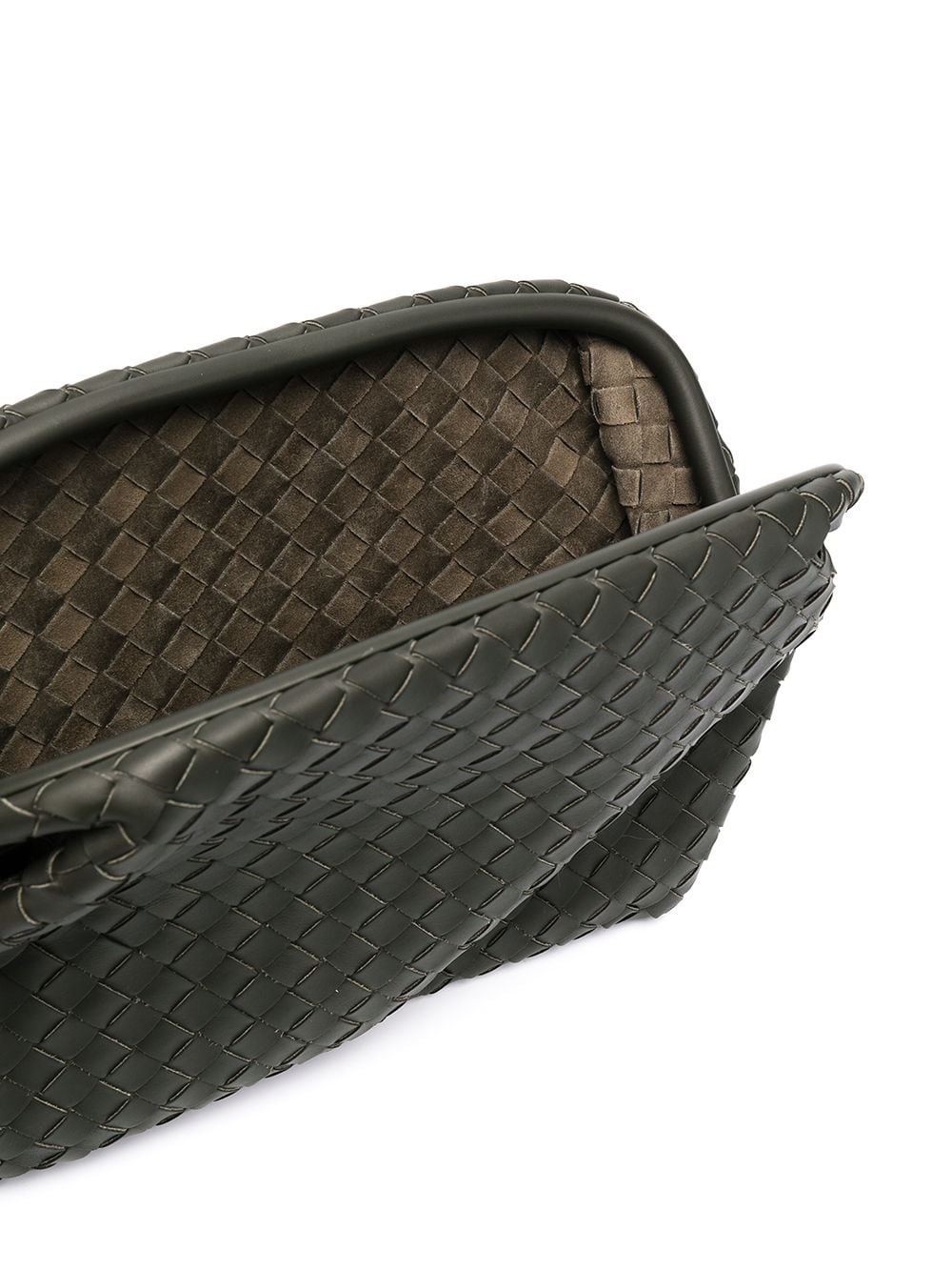 Intrecciato weave clutch bag - 5