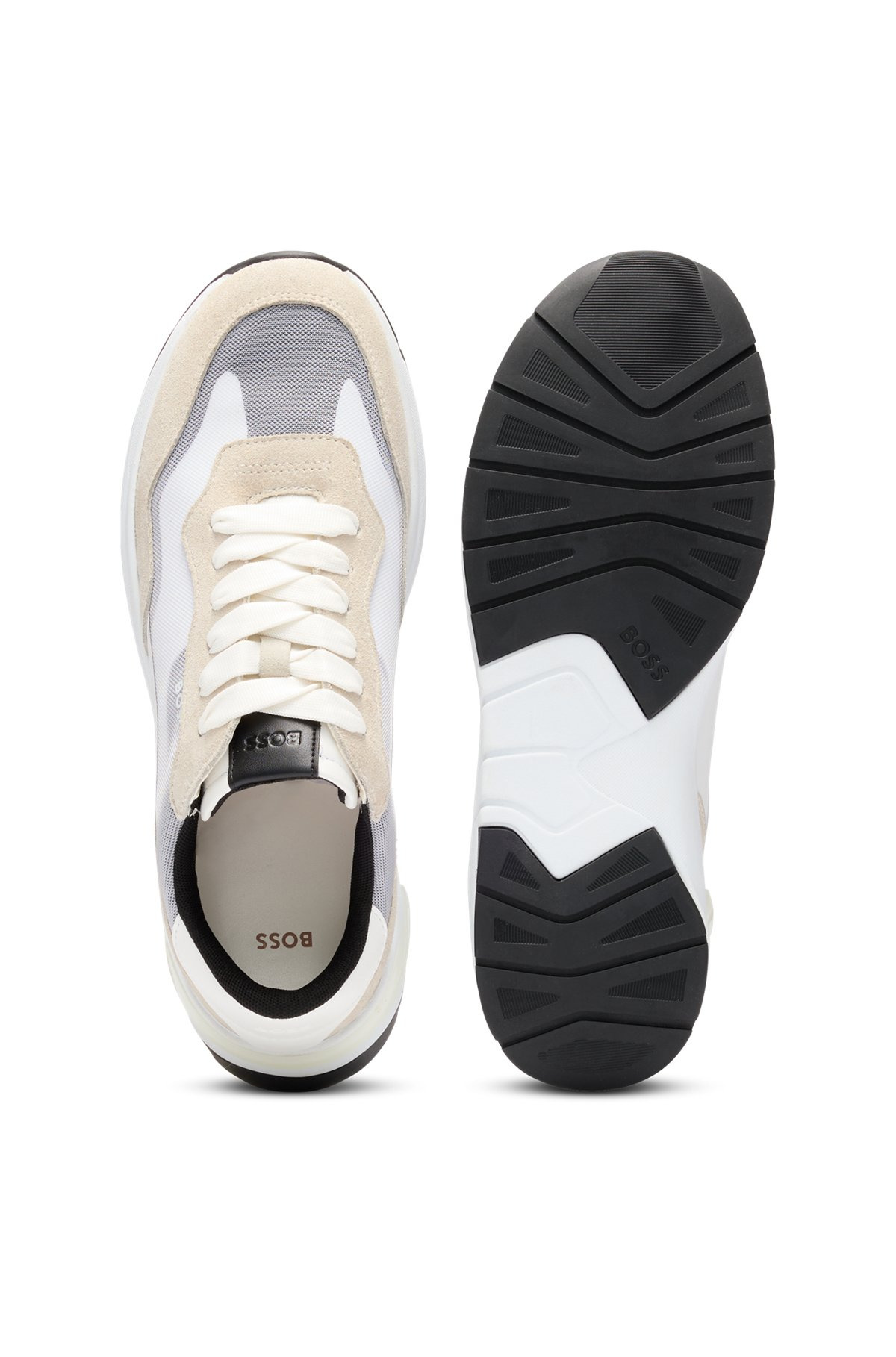 RUNNING-INSPIRED TRAINERS WITH SUEDE AND MESH - 5