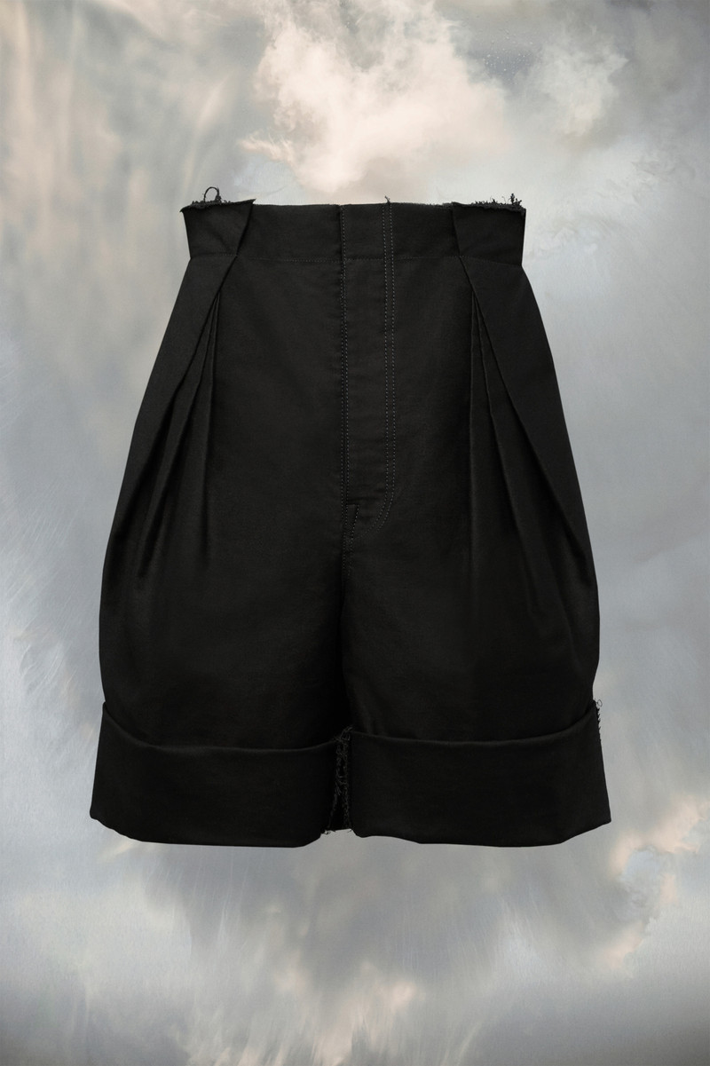 Maison Margiela Satin cotton shorts outlook