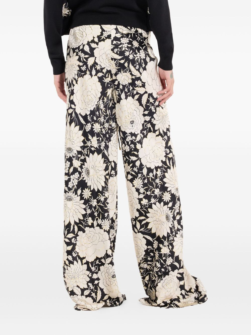 floral-print trousers - 4