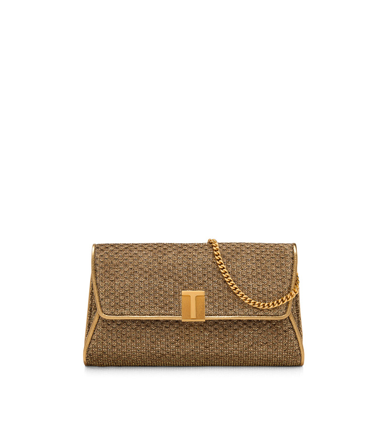 TEXTURED FABRIC NOBILE CLUTCH 1