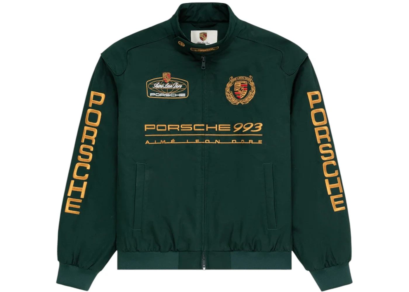 Aime Leon Dore x Porsche 993 Turbo Racing Jacket British Racing Green - 1
