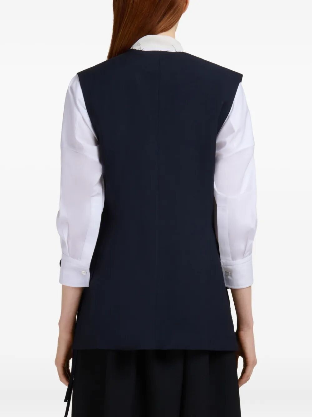 Wool Waistcoat With Side Slits - 3
