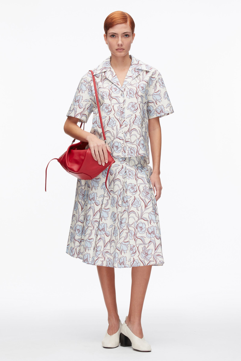 Floral Printed Camp Shirt 1