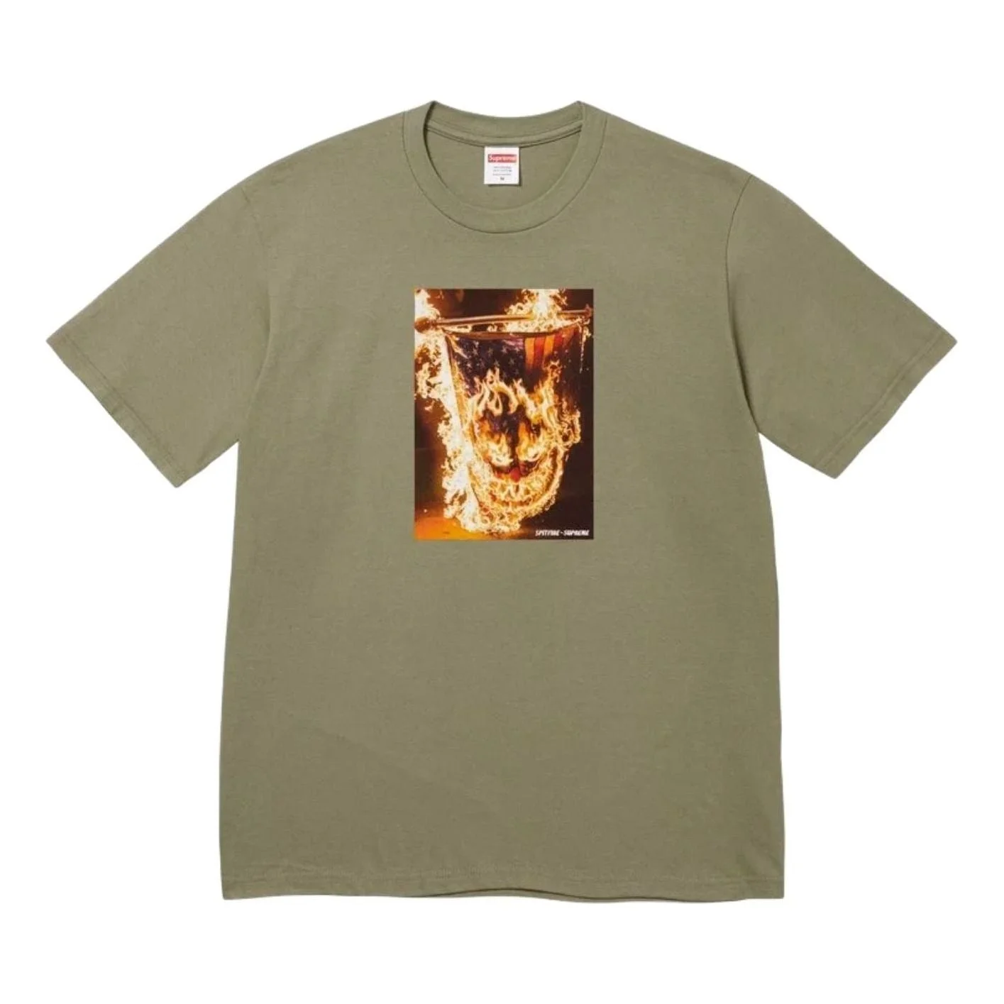 Supreme x Spitfire SS26 Flag T-Shirt 'Green' SUP-SS26-336-GRN - 1