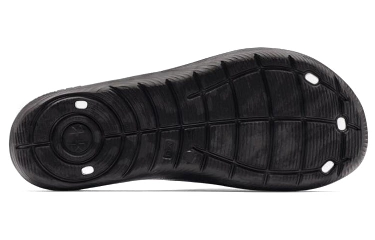Under Armour Locker Slides 'Black Jet Grey' 3024449-002 - 5