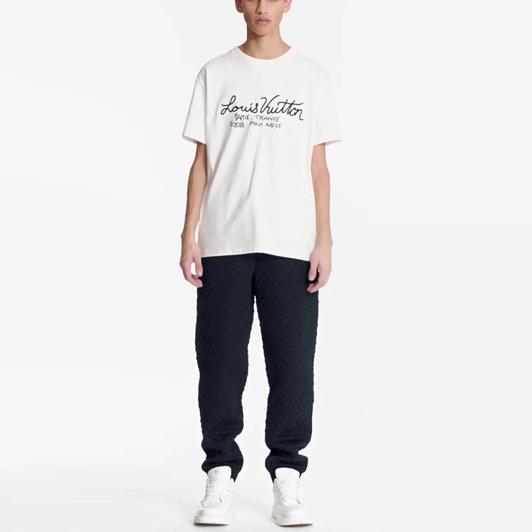 LOUIS VUITTON LV Featured Embroidered For Men White 1A7XNE - 4
