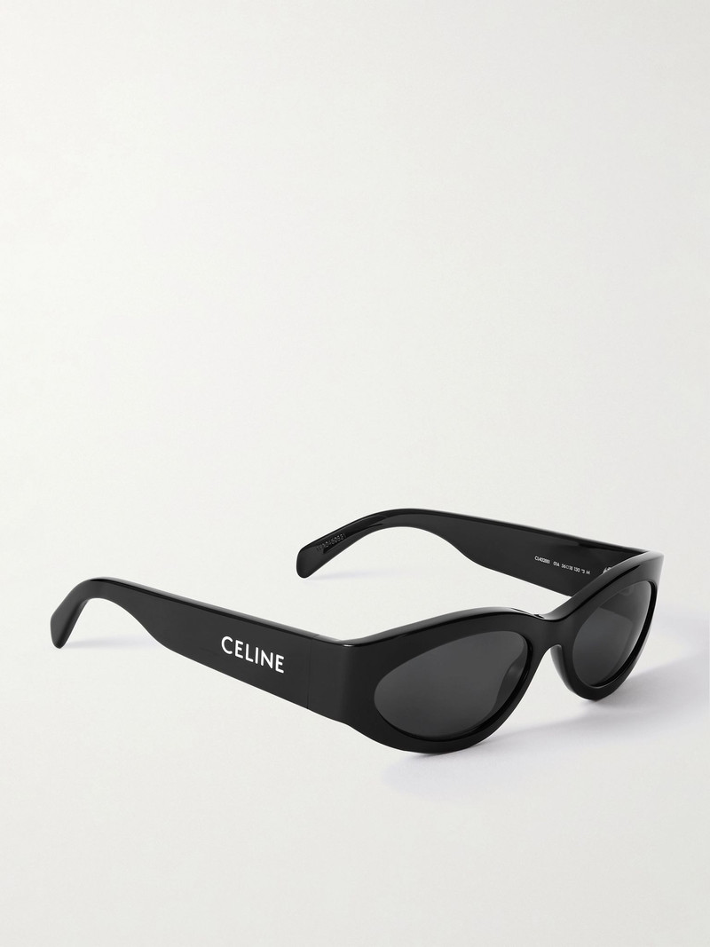 Monochroms cat-eye acetate sunglasses Black 3