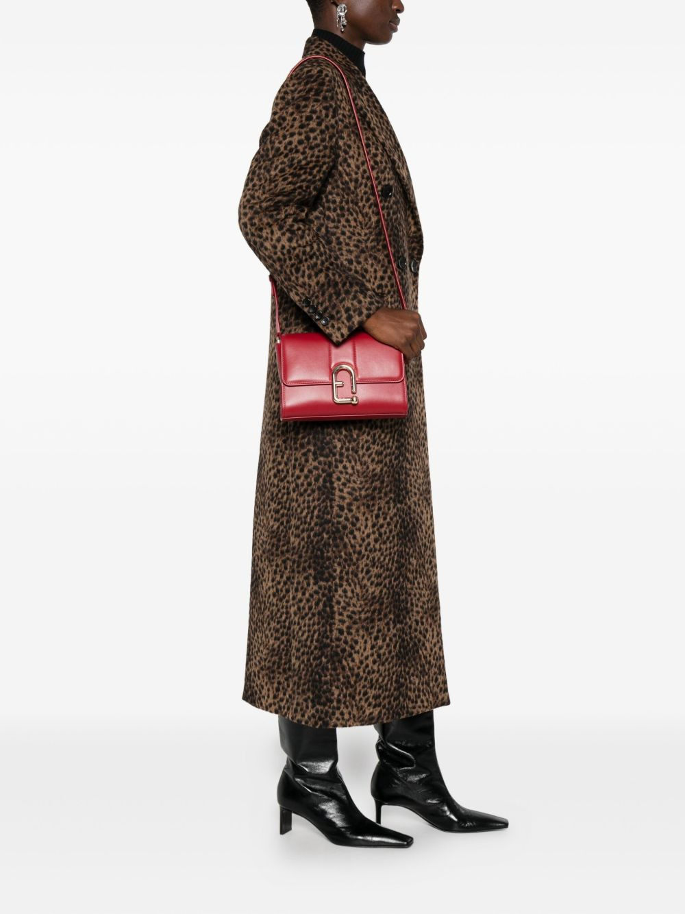 samll Urban clasp-detail leather satchel - 2