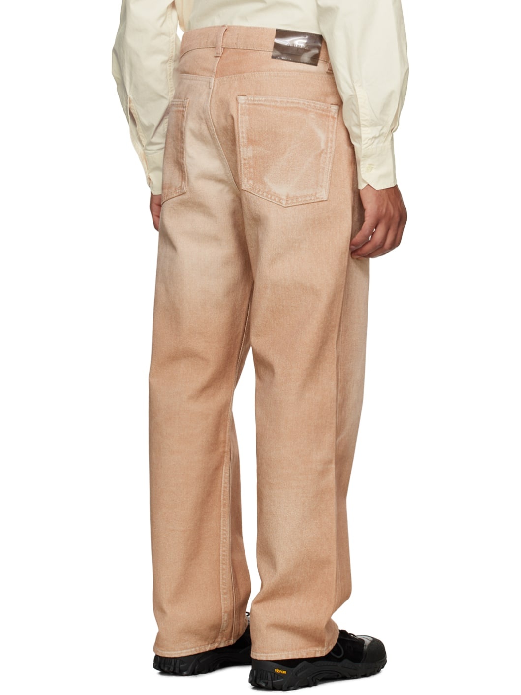 Pink Third Cut Jeans - 3