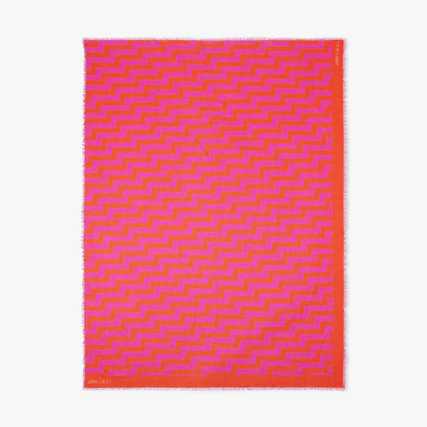 Teia
Fuchsia Avenue Print Cotton Shawl - 3
