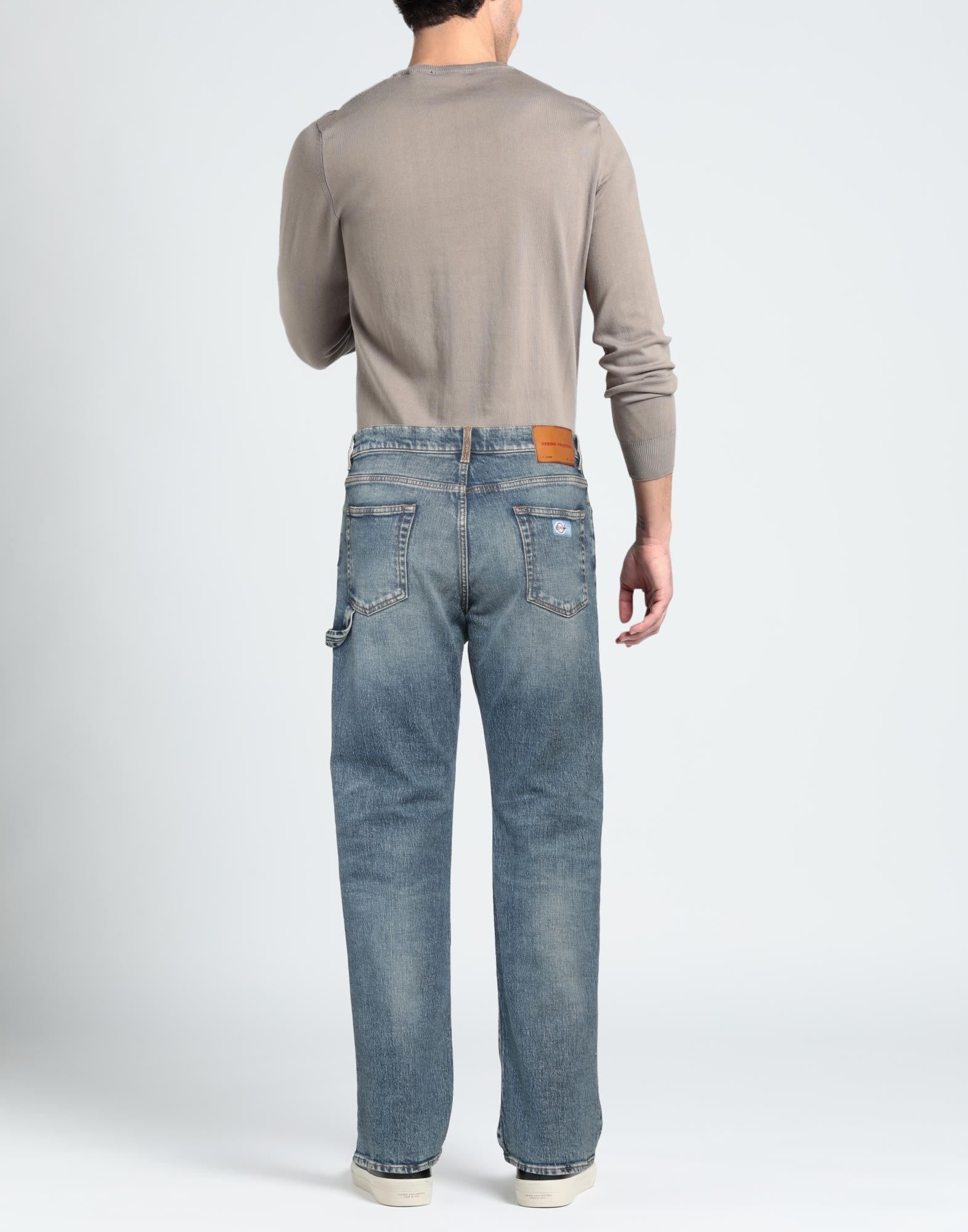 Blue Men's Denim Pants - 3