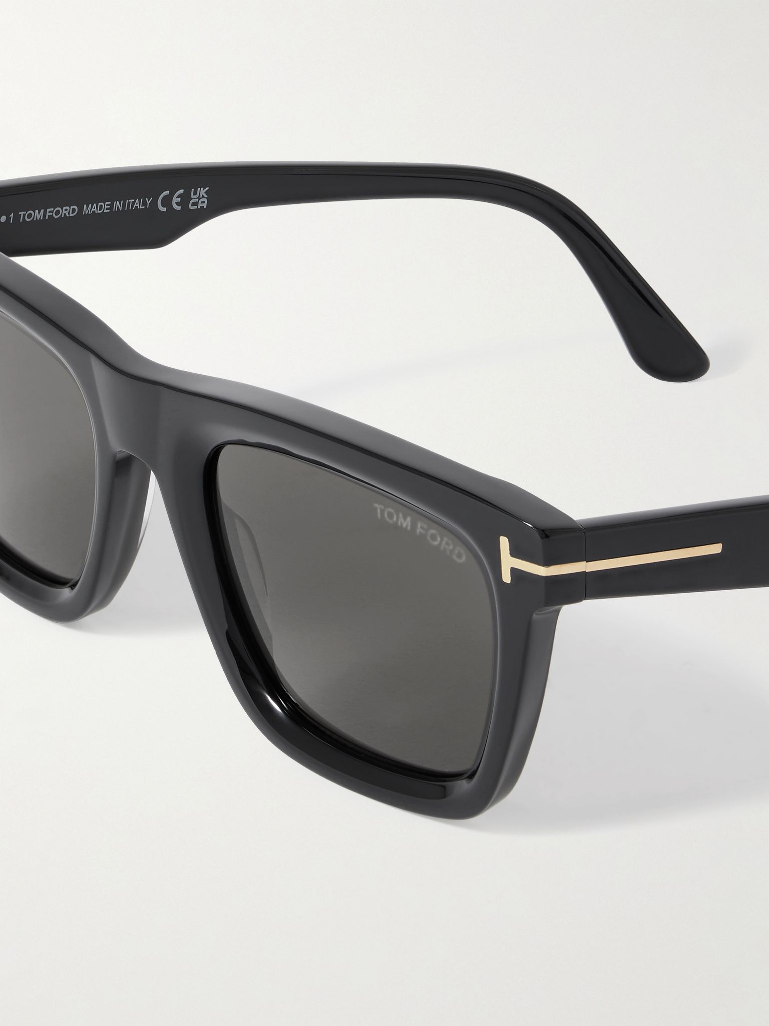 Lelio Square-Frame Acetate Sunglasses Black - 3