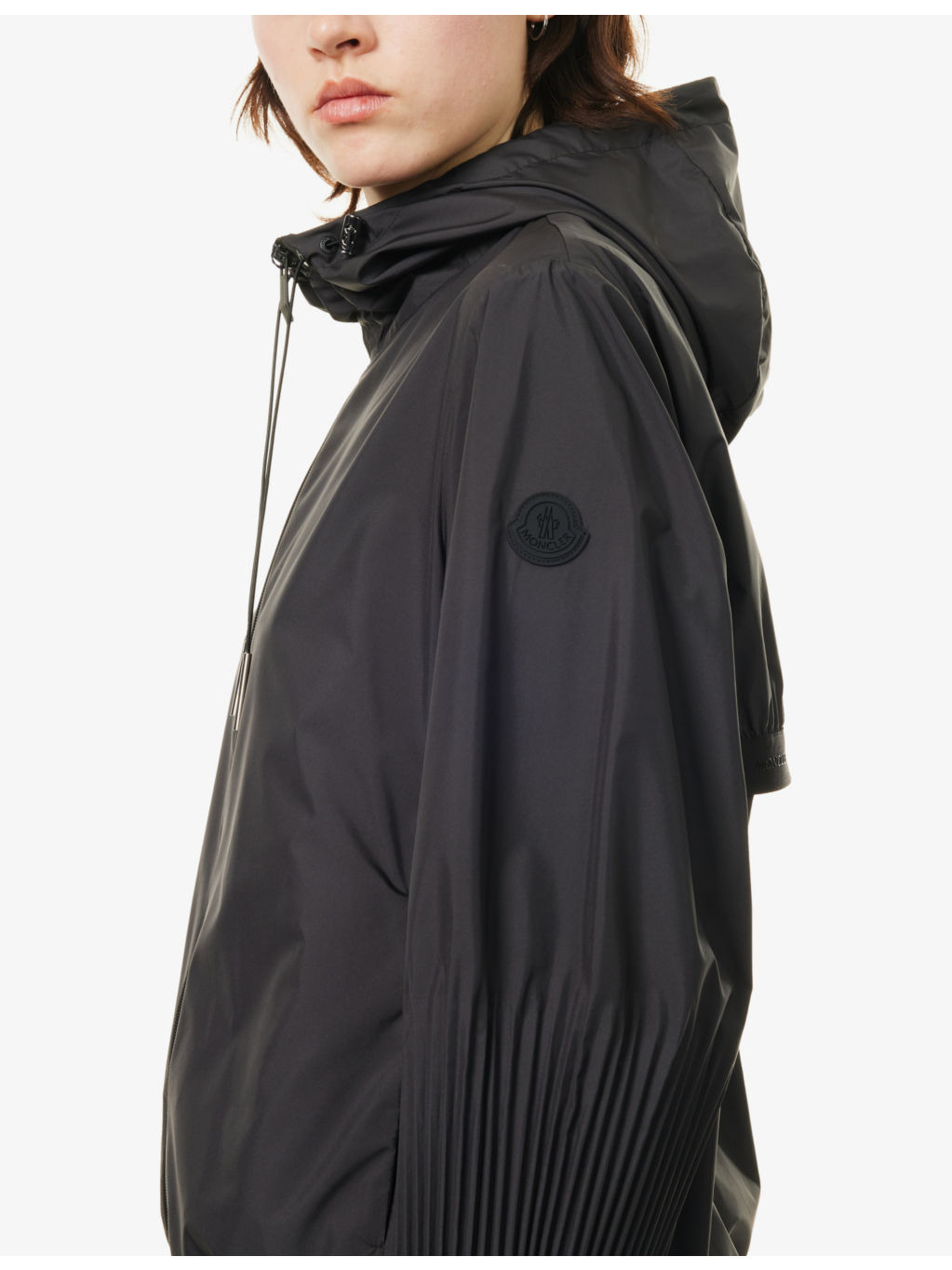Panat Pleated-Sleeves Relaxed-Fit Woven Jacket - 5