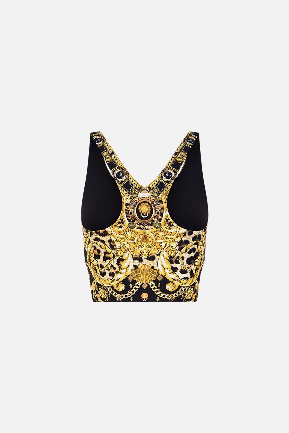 BANDED RACER BACK CROP - 7
