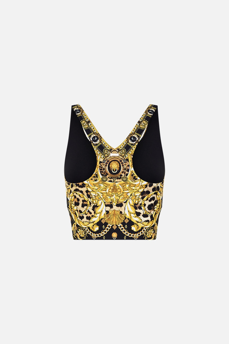 BANDED RACER BACK CROP 7