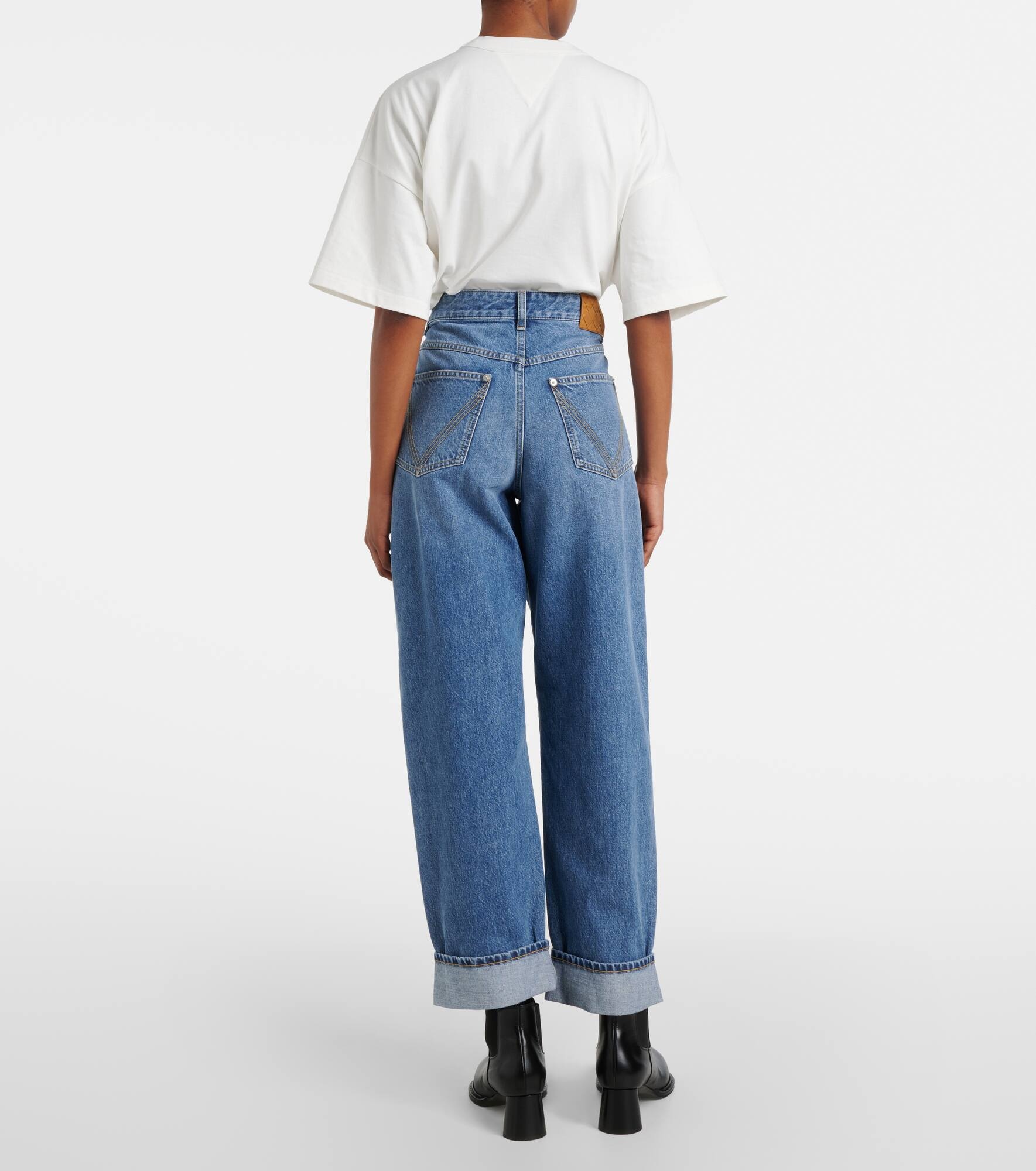 Mid-rise tapered jeans - 3