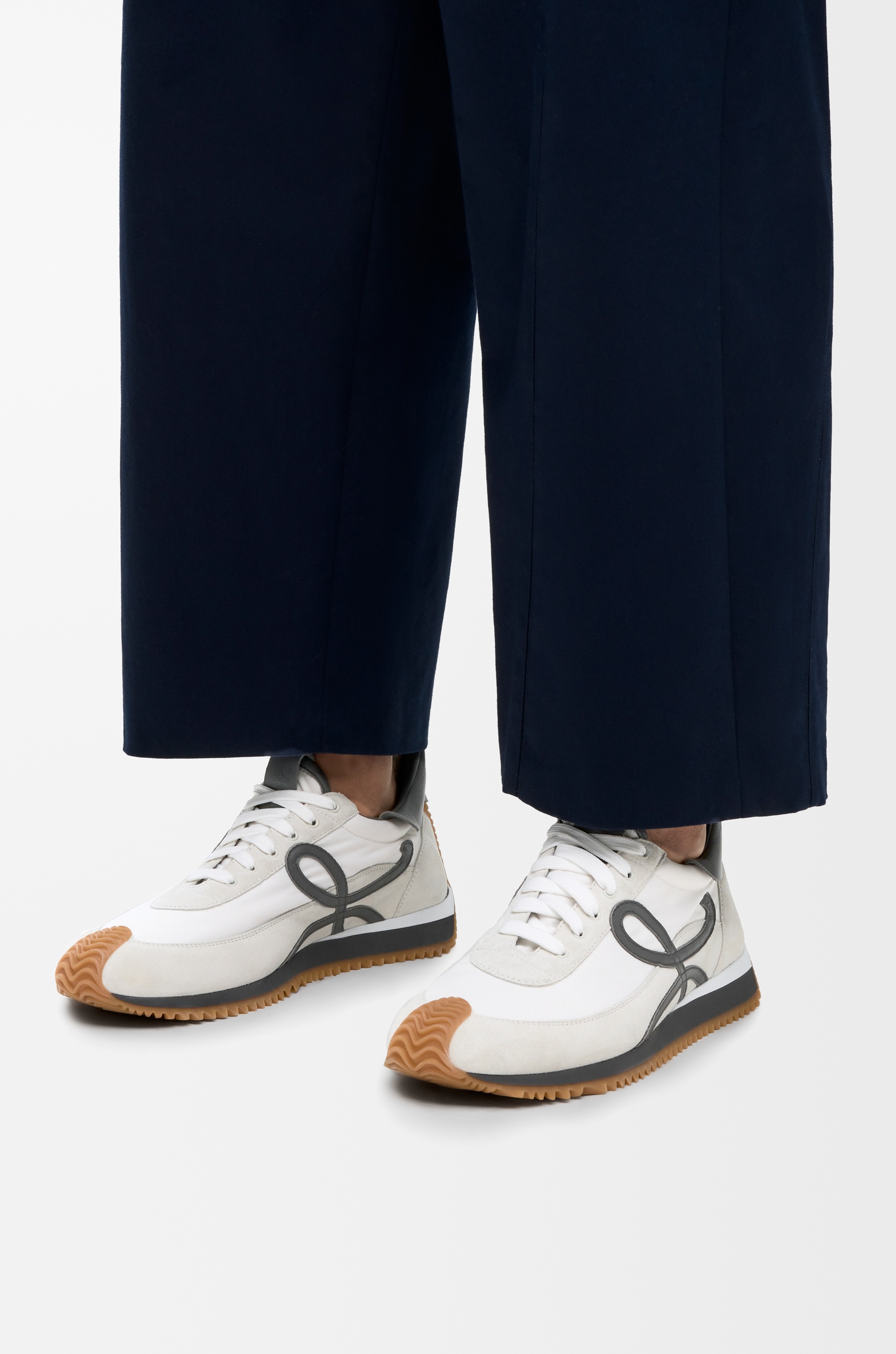 Flow Runner in nylon and suede - 2