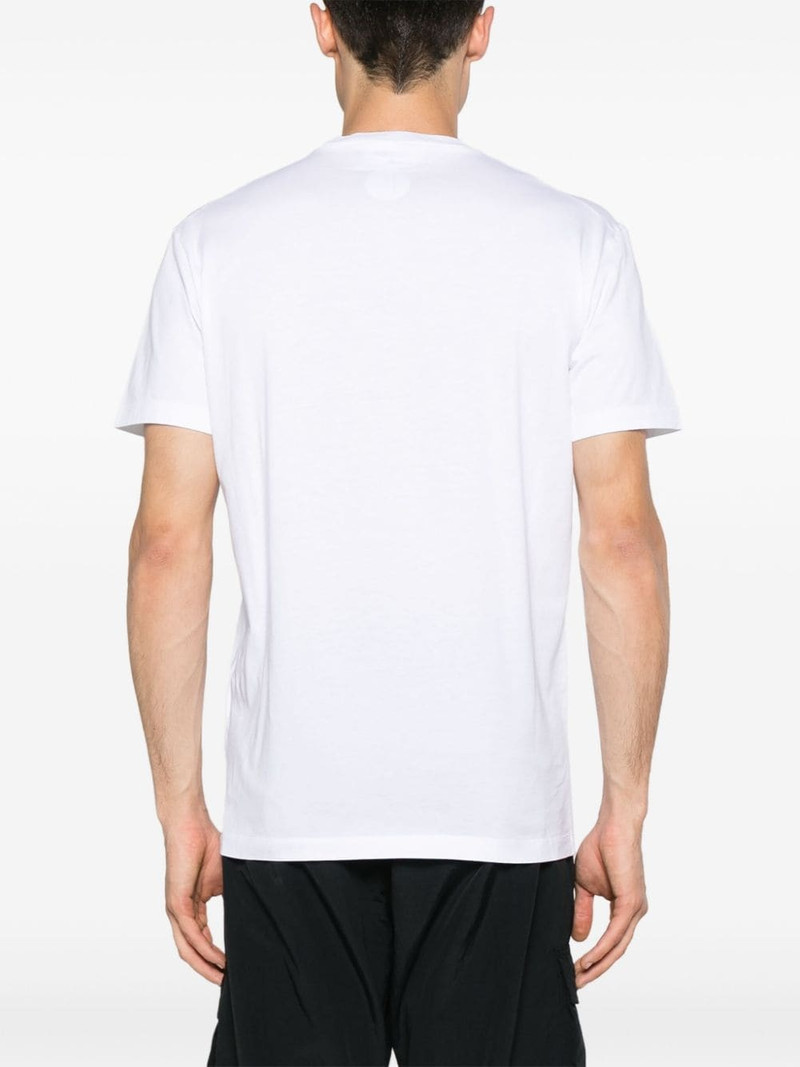 logo-appliquÃ© cotton T-shirt 4