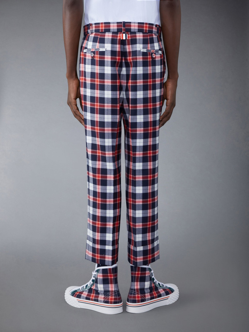 Thom Browne Tartan Twill Low Rise Beltloop Trouser outlook