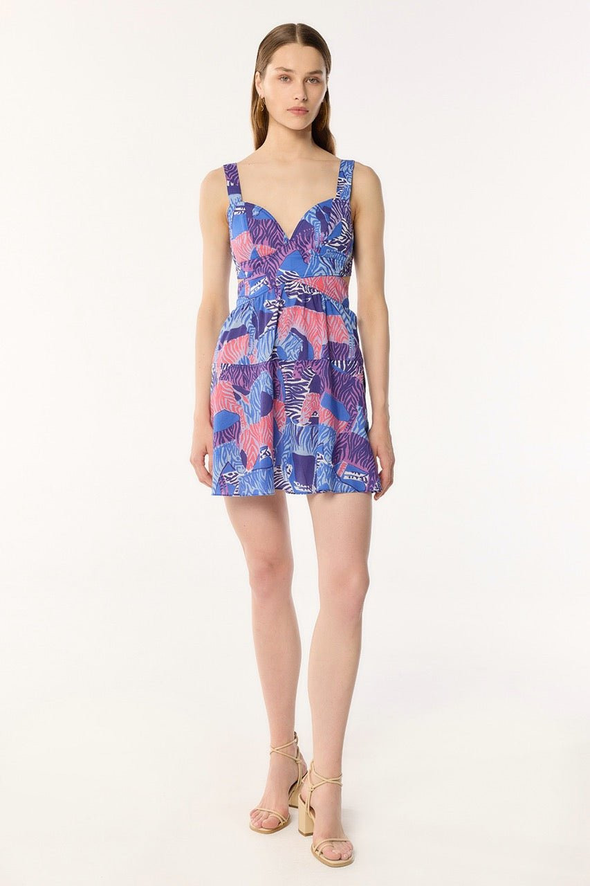 Mini Dress Coco - Blue Ashanti - 2
