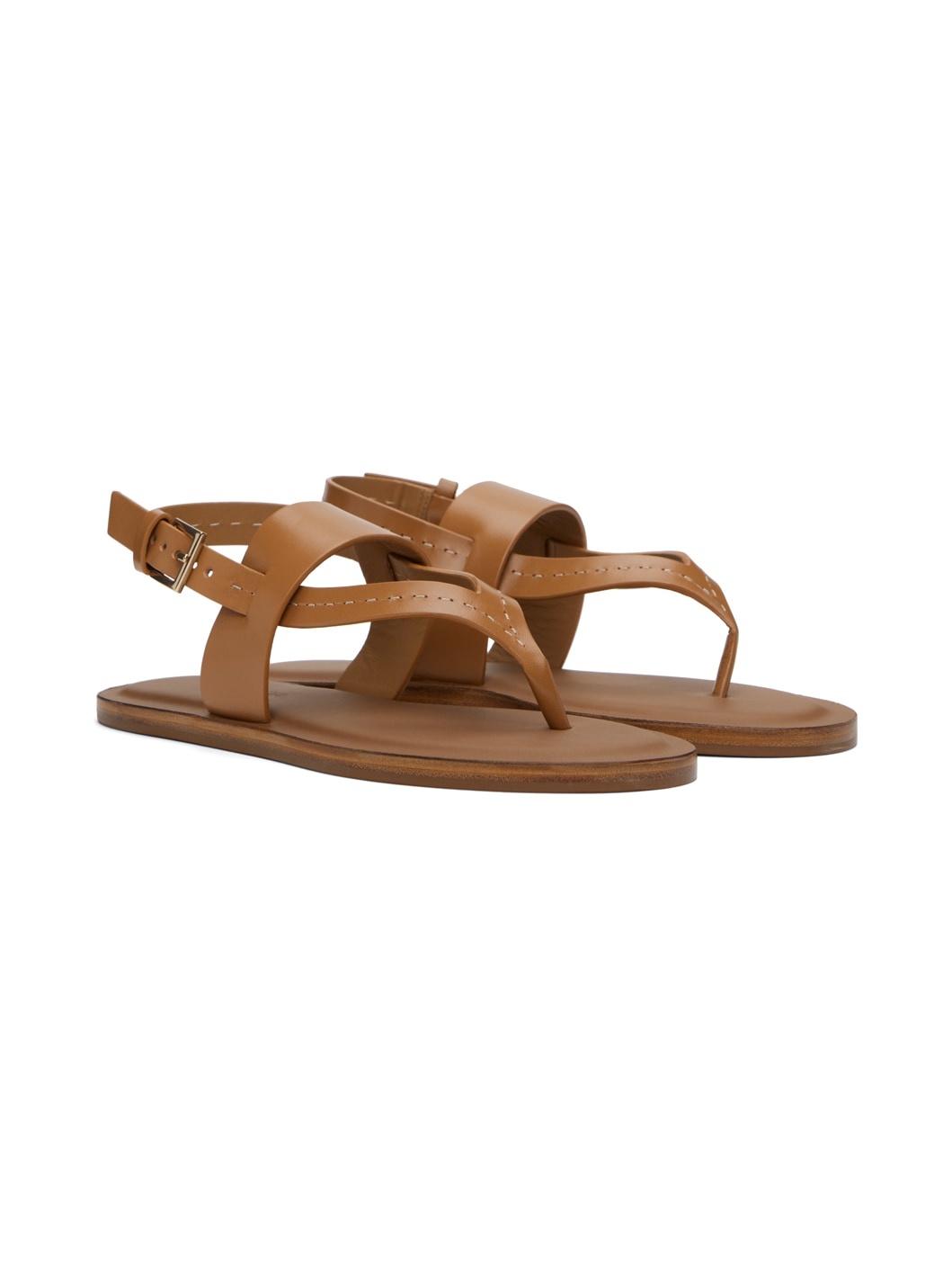 Tan Thongstitch Sandals - 4