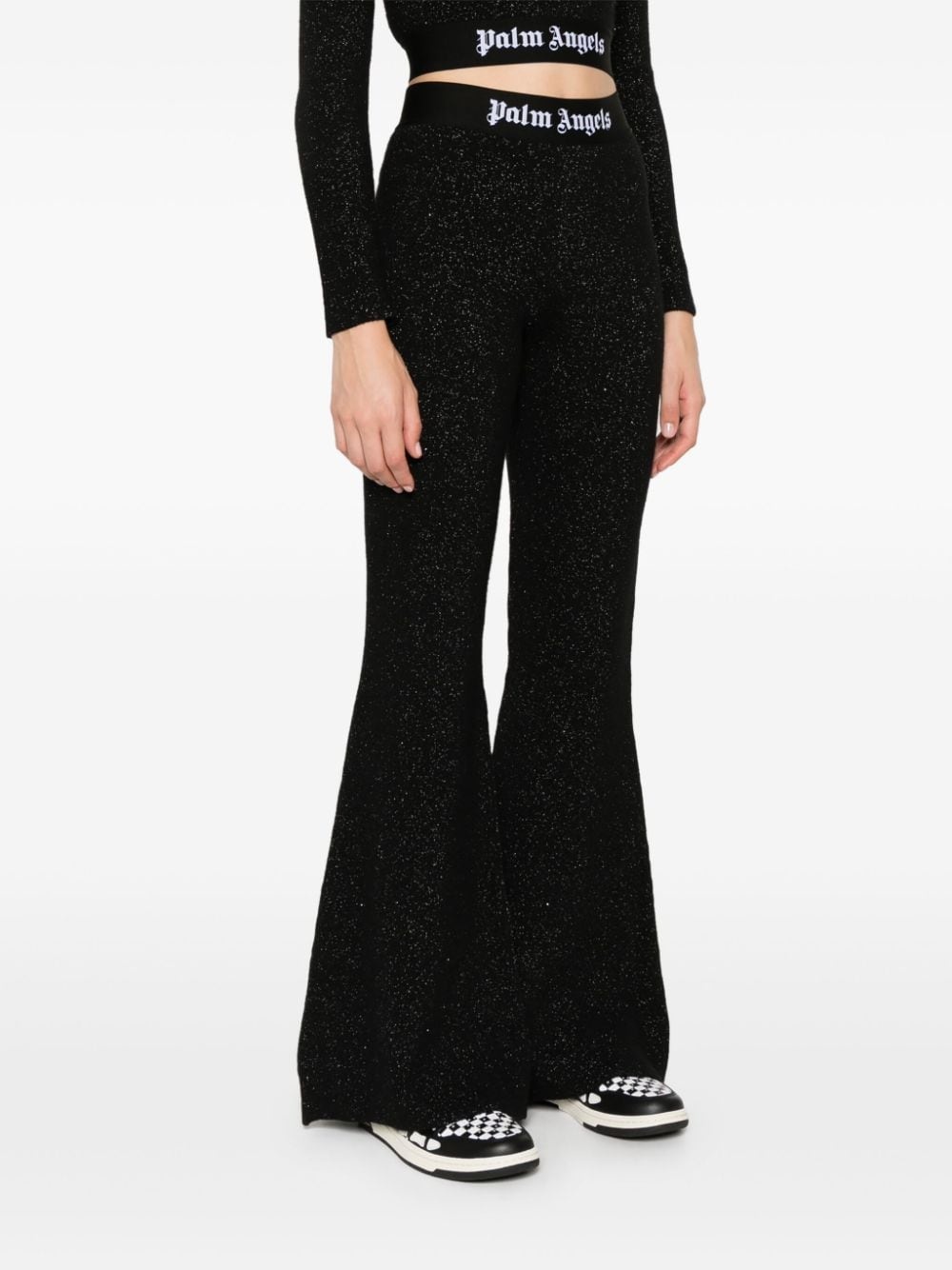 logo-tape trousers - 3