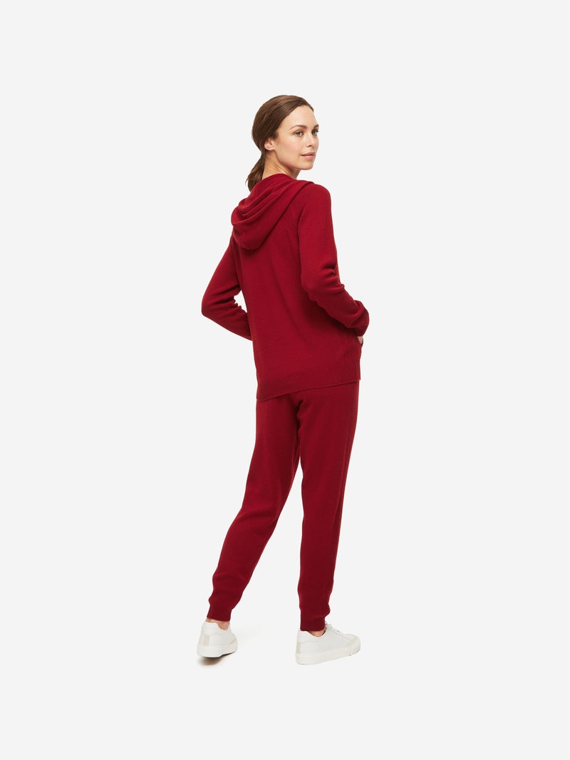 Women's Hoodie Daphne Cashmere Red - 3