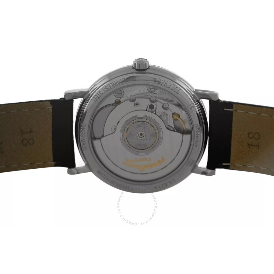 Pre-owned Longines Presence Automatic Black Dial Men's Watch L4.821.4.52.2 - 6
