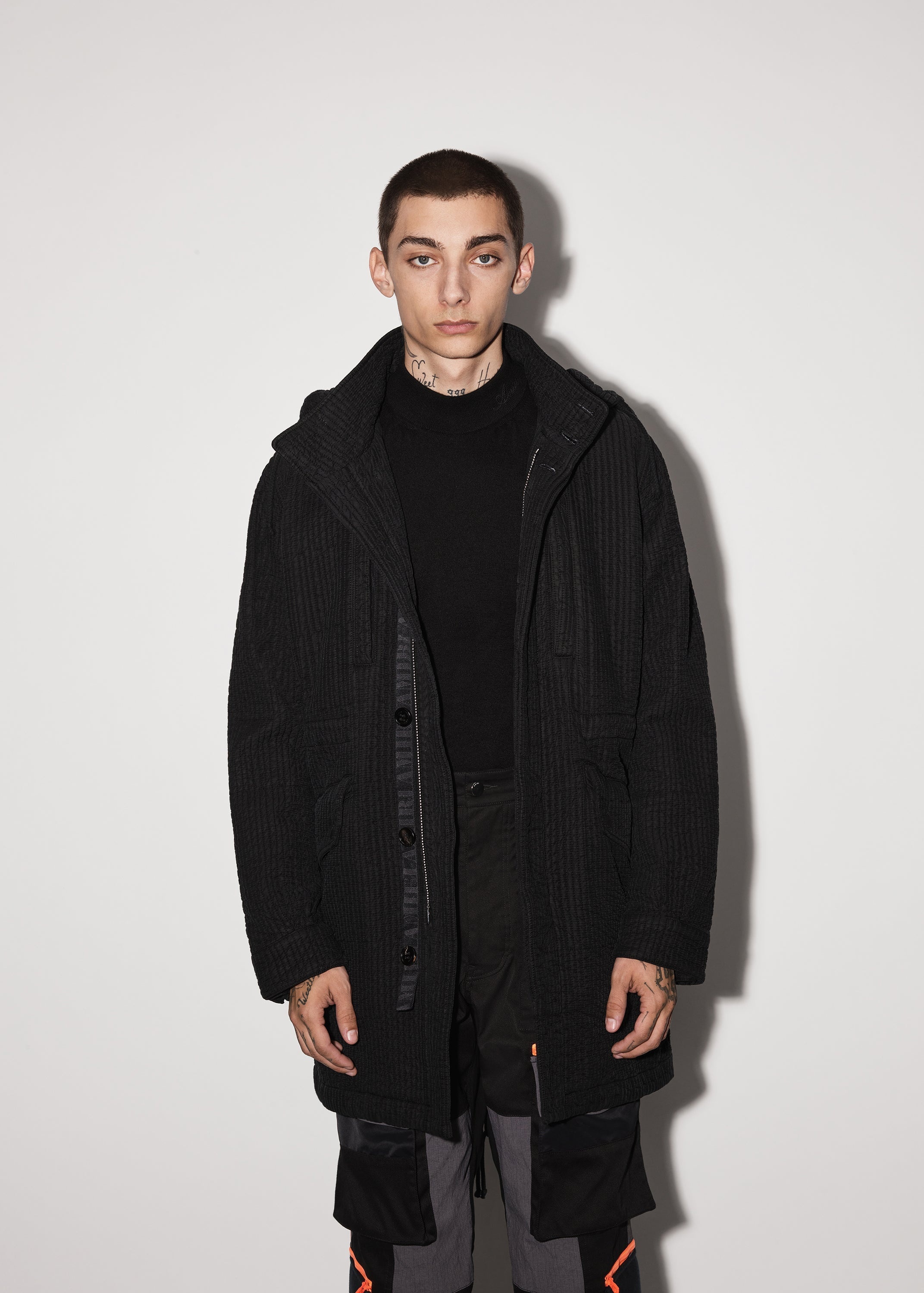 QUILTED FISHTAIL PARKA - 3