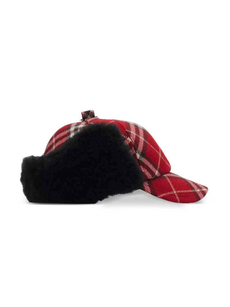 Burberry ear flaps cap outlook