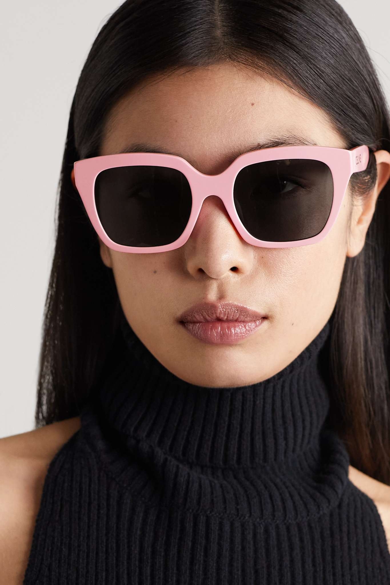 Oversized square-frame acetate sunglasses - 2