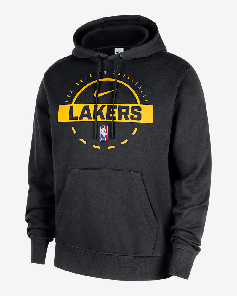 Los Angeles Lakers Club Men's Nike NBA Practice Pullover Hoodie 1