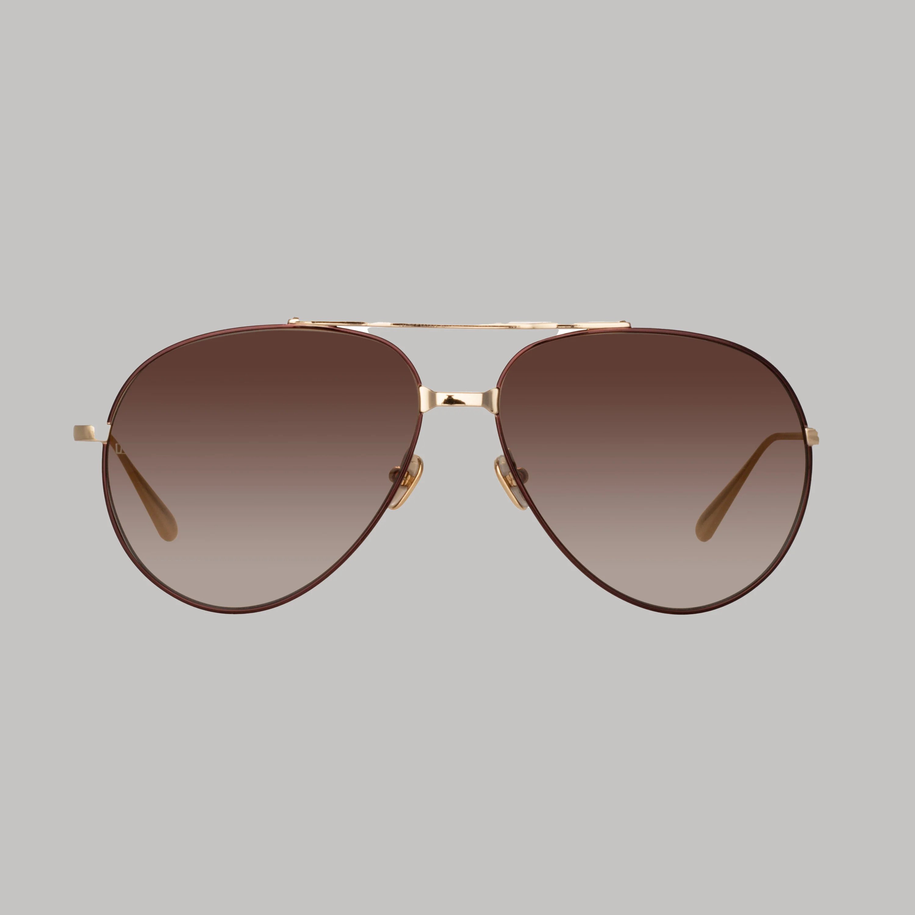 MARCELO AVIATOR SUNGLASSES IN BROWN - 1