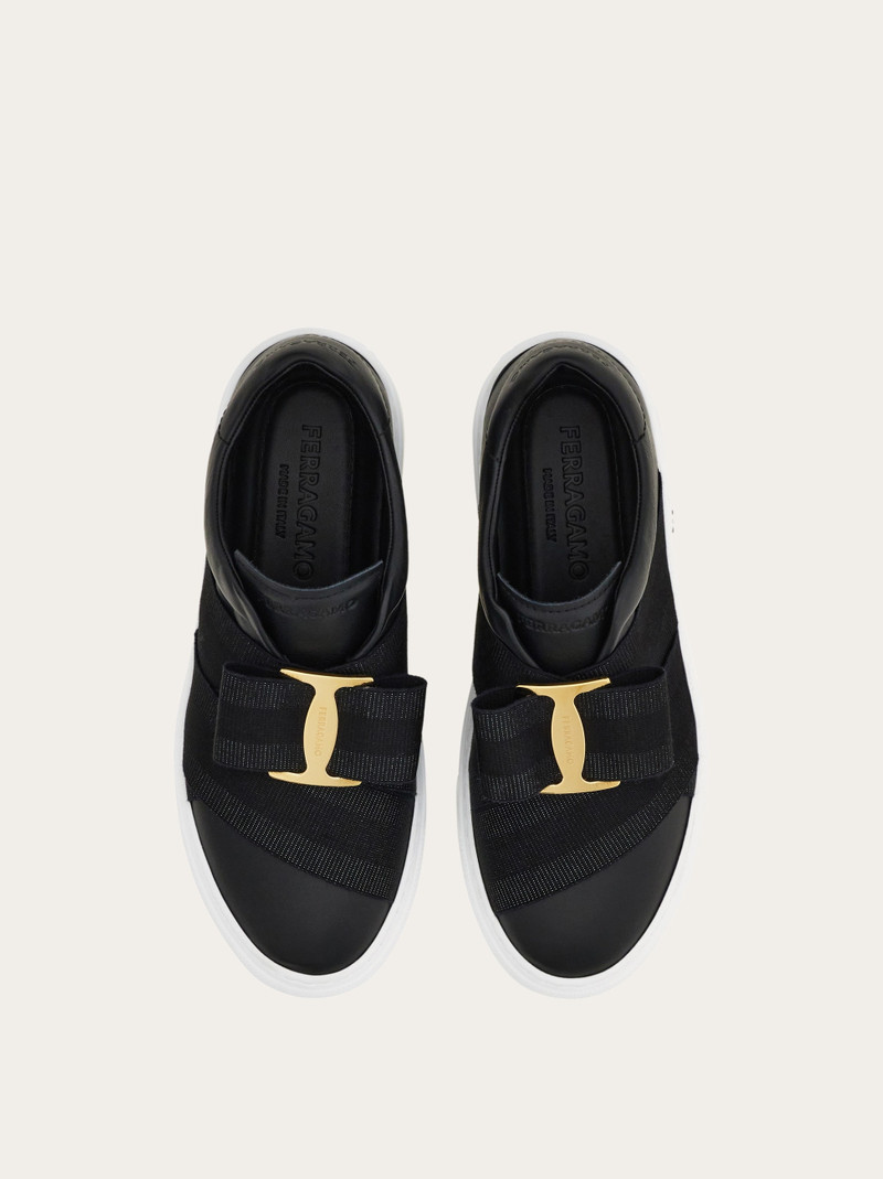 FERRAGAMO Slip on sneaker with maxi bow detail outlook