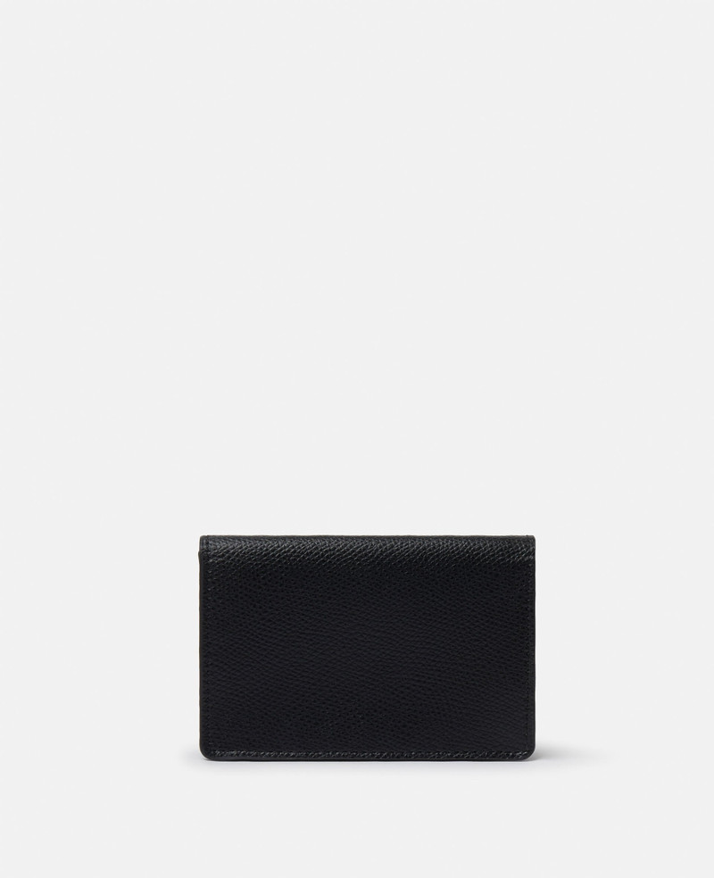 Stella McCartney Logo Grainy Alter Mat Flap Cardholder outlook