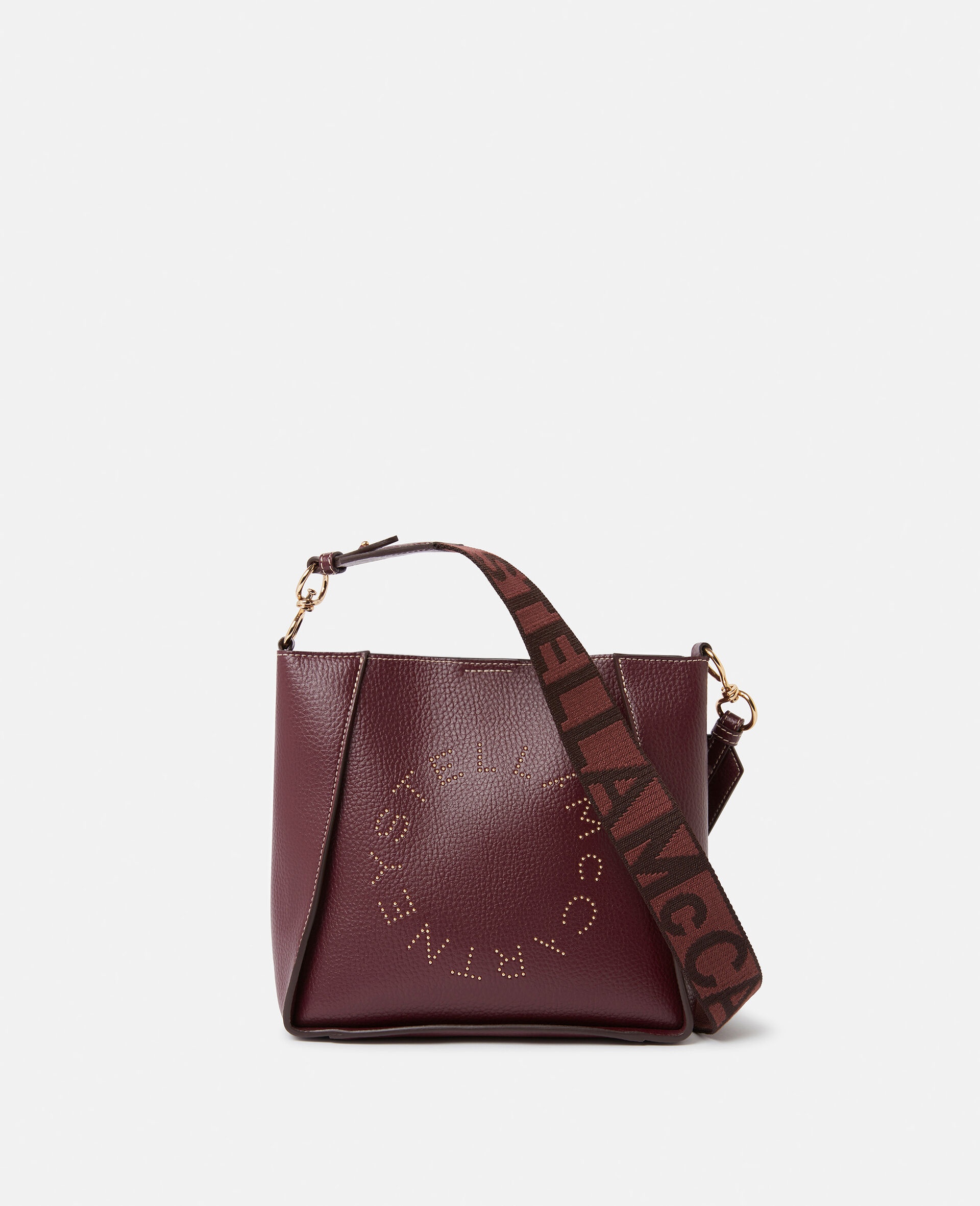 Logo Studded Grainy Alter Mat Shoulder Bag - 1