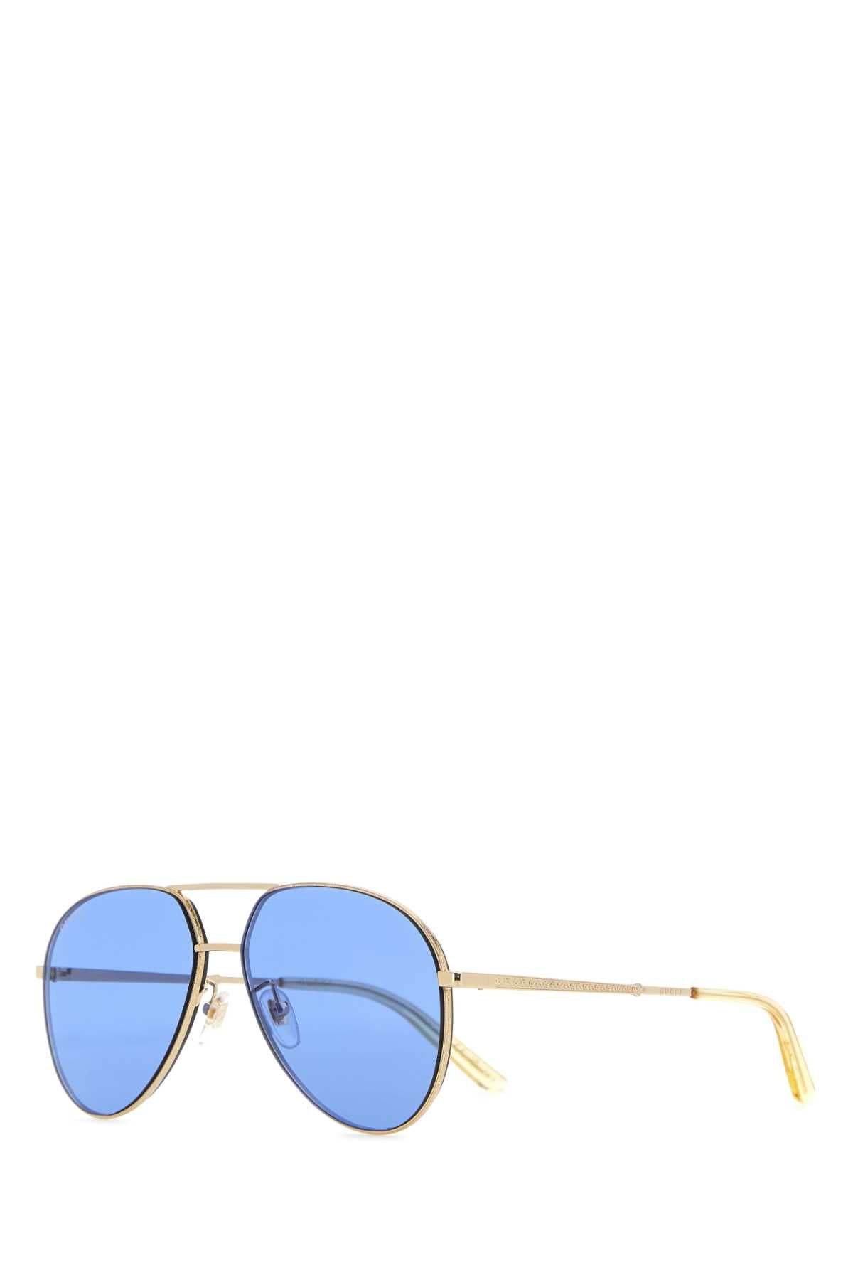 Gucci Women Gold Metal Sunglasses - 2