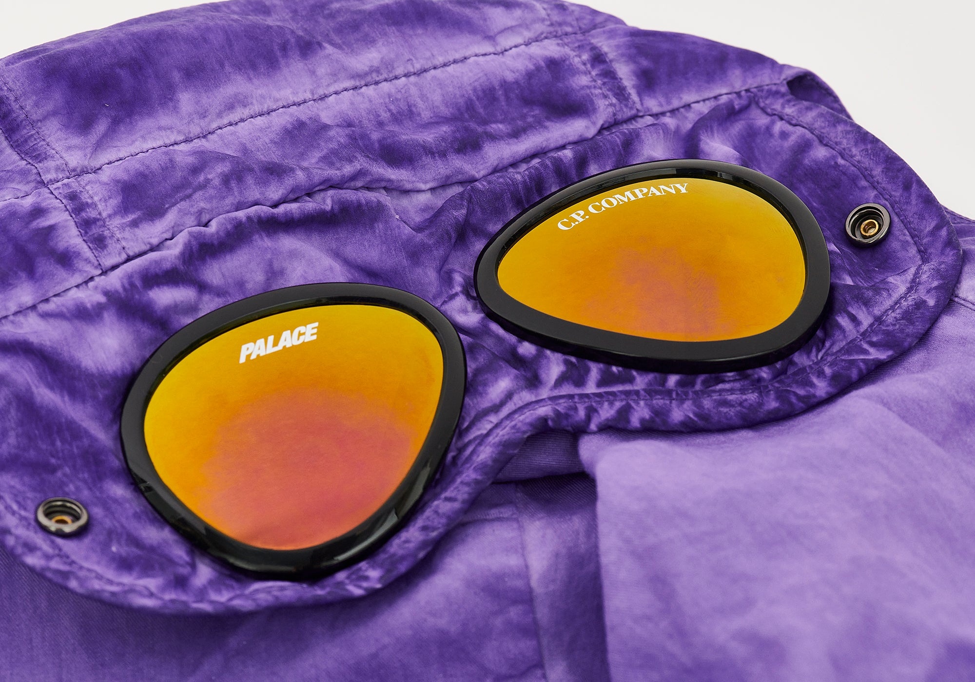 PALACE C.P. COMPANY SHELL GOGGLE JACKET PURPLE - 7
