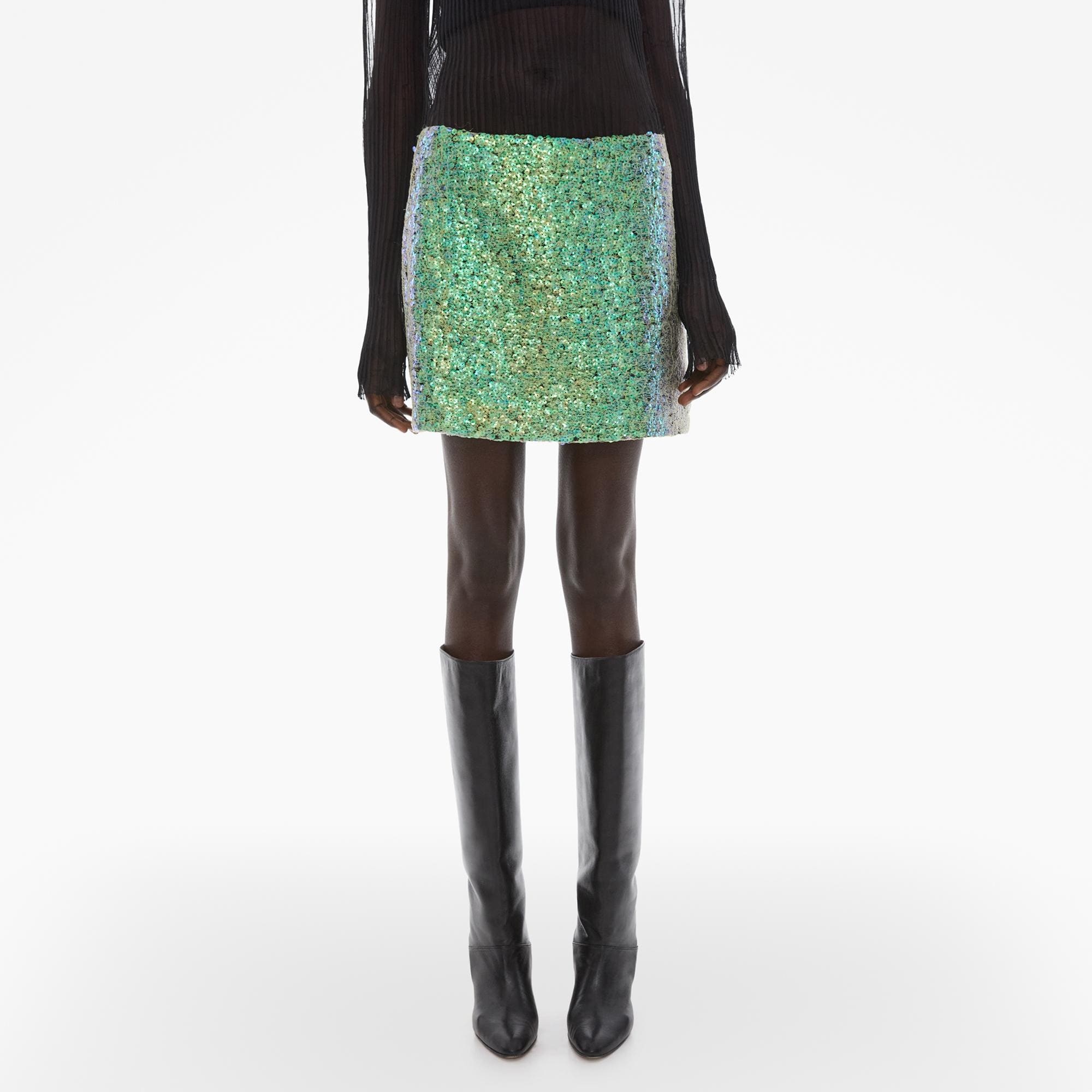 SEQUIN MINI SKIRT - 3