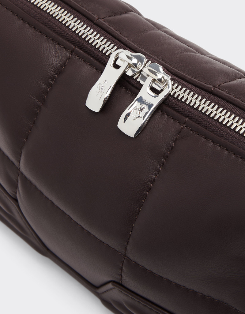 Ferrari GT Soft shoulder bag in quilted leather 6